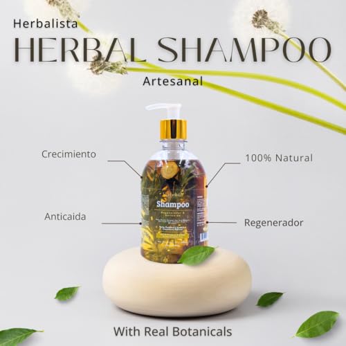 Herbalista Viral Herbal Shampoo 500ml - Natural Hair Growth & Strength