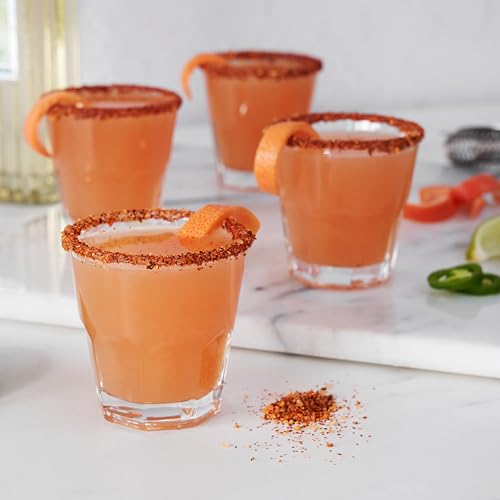 True Jalisco Vintage Shot Glasses Set of 6 - 3 oz Durable Design