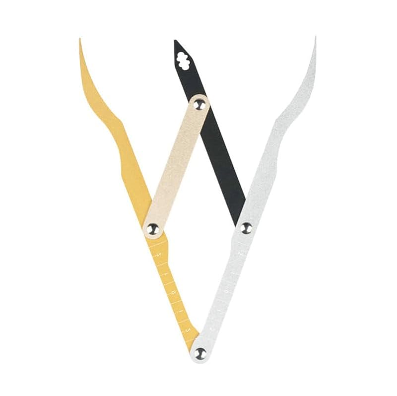 Eyebrow Ruler Stencil for Microblading - Golden Ratio Caliper Tool