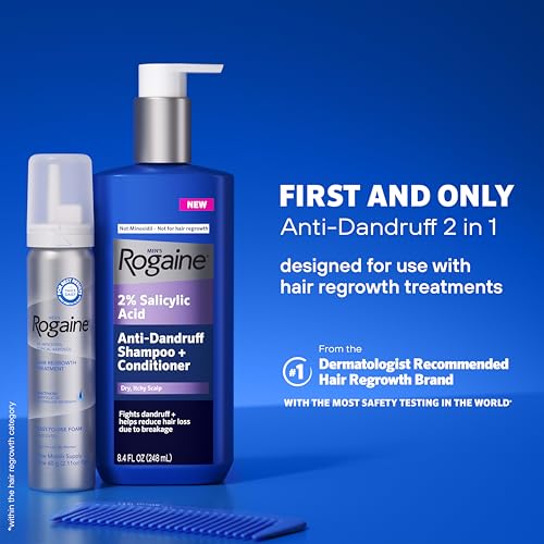 Men's Rogaine Anti-Dandruff 2-in-1 Shampoo & Conditioner, 8.4 fl oz - Dandruff Relief & Scalp Care