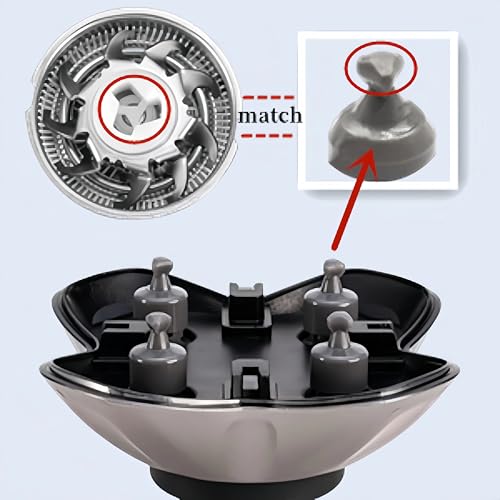 8-Pack Replacement Shaver Heads for Pitbull Gold, Silver & Platinum Pro
