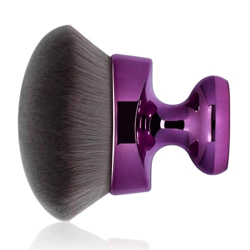 BABYSHEEP Purple Large Body Kabuki Brush & Self Tanner Makeup Applicator