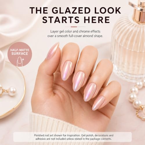 Yabonica 600 Pcs Almond Nail Tips - Pre-Shaped Gel Extensions