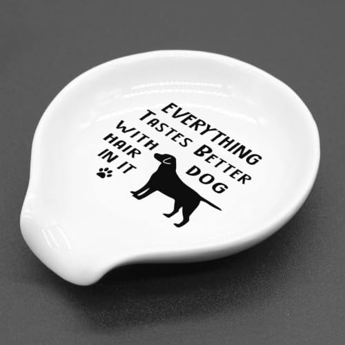 Labrador Ceramic Coffee Spoon Rest - Dog-Themed Kitchen Accessory