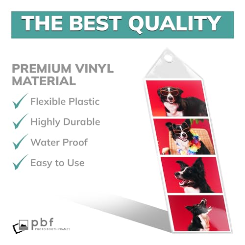 Personalized Vinyl Photo Booth Sleeves for Shutterbooth Photos - 50-Pack
