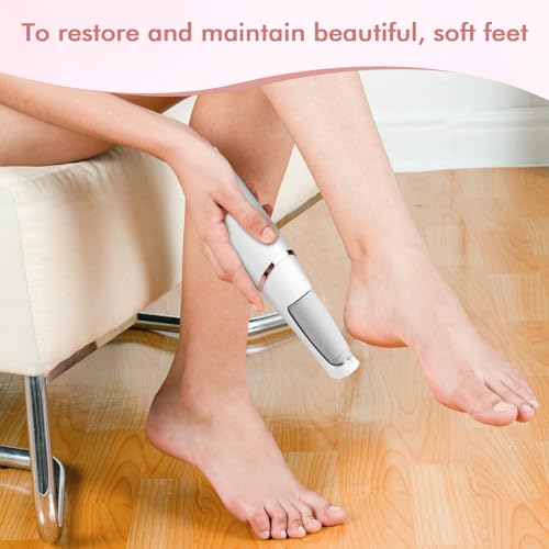 Electric Foot File & Callus Remover - Rechargeable Pedicure Tool