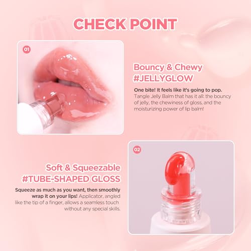 lilybyred Tangle Jelly Balm - Hydrating Lip Gloss, 08 Grape Jelly Bite