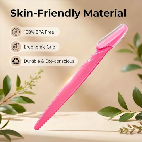 VEGITERIA Dermaplane Razor Kit for Women - Eyebrow & Facial Hair Remover