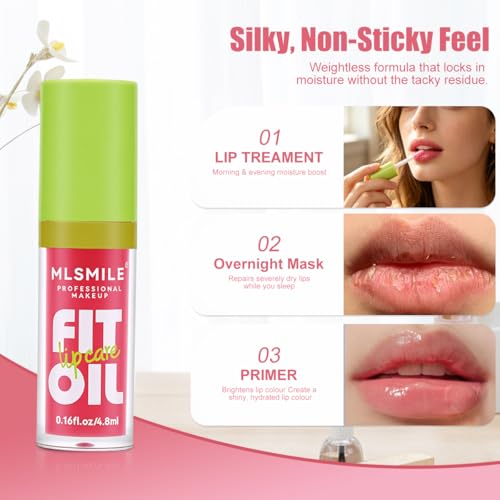 Lissymuse 4 Pack Hydrating Lip Gloss Oil - Plumping Shine Set