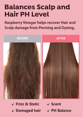 A'PIEU Raspberry Vinegar Hair Mist 105ml - Nourishing Scalp & Hair Treatment