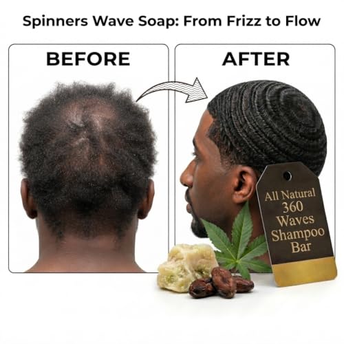 Xotics 360 Wave Soap Bar with Cocoa & Shea Butter - Men & Women 5oz - Natural Moisturizing Hair Care