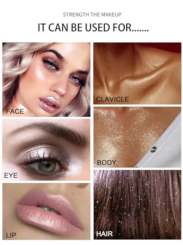 Fairy Dust Highlighting Powder – Golden Brown Shimmer for Face & Body
