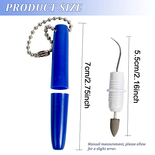Portable Dental Picks Set 4PCS for Teeth Cleaning Tartar & Plaque Removal with Keychain