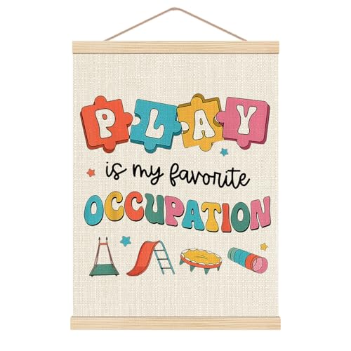 Occupational Therapy Poster - Play is My Favorite Occupation Art