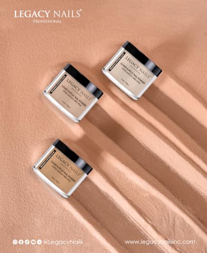 Legacy Nails Professional Cover Acrylic Powder - Cover Rose, 4 Ounces