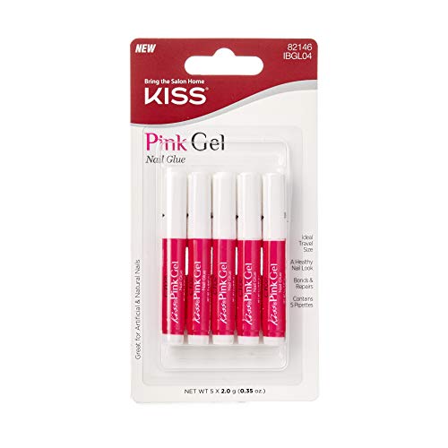 Kiss Pink Nail Glue for Natural & Artificial Nails