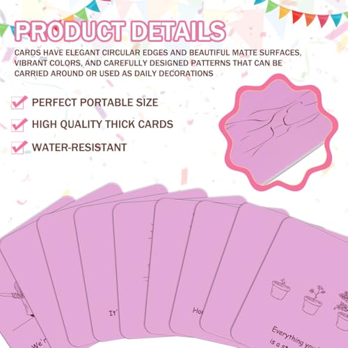 Positive Affirmation Cards for Women - 50 Inspirational Quotes