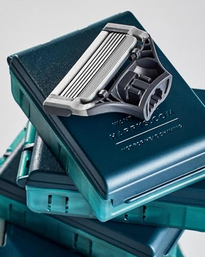 Harry's Original Shaving Kit for Men - 6 Razor Refills & Shave Gel