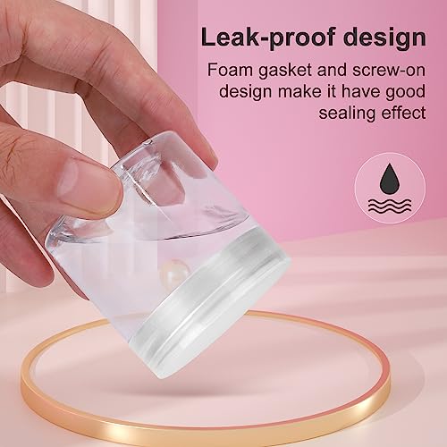 Loretoy 36 Pack 2oz Plastic Cosmetic Jars - Leak-Proof Travel Containers