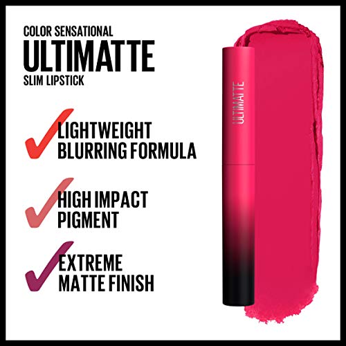Maybelline Color Sensational Ultimatte Lipstick - More Magenta, 0.06 oz