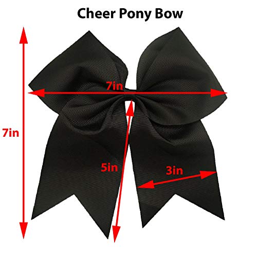 Kenz Laurenz Softball Hair Bow for Girls Cheerleading Team Accessories