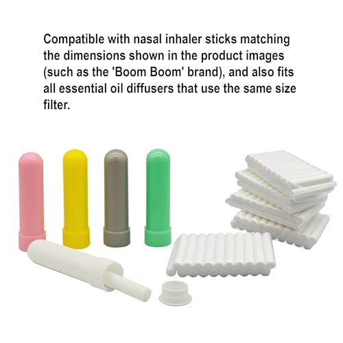 100PCS Mini Cotton Wick Refills for Essential Oil Diffusers