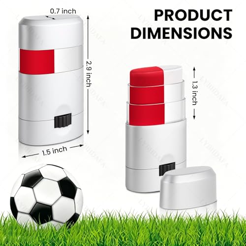 World Cup 2026 Face Paint Stick - Red & White Patriotic Makeup