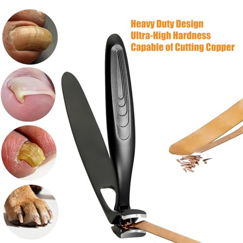 Heavy Duty Angled Head Nail Clippers - 5PCS Professional Kit for Seniors