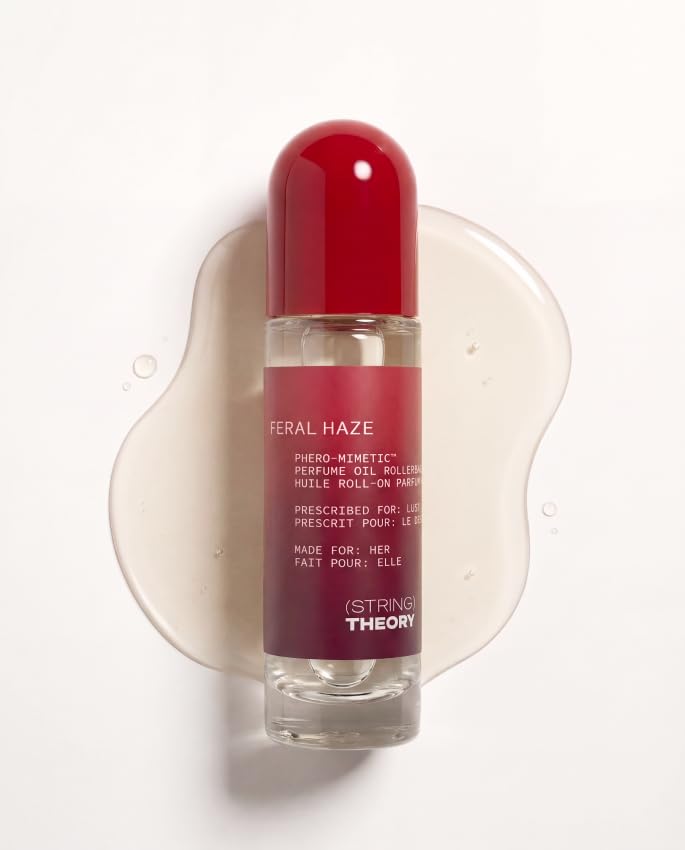 Pheromone Roll-On Perfume Oil for Women - Spicy Sweet Vanilla Amber & Dark Rum | Long-Lasting Fragrance