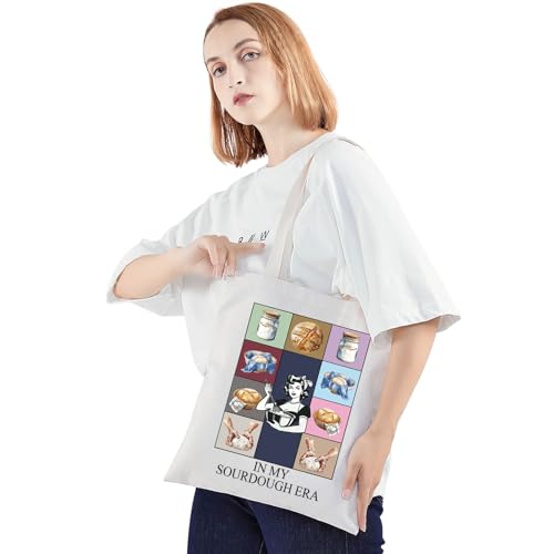 JNIAP Sourdough Tote Bag - Sourdough Era Baker Gifts for Sourdough Mama