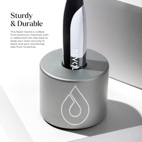 Revolv Razor Stand - Durable Holder for Most Cartridge Razors