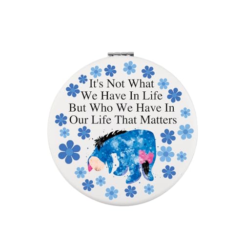 Donkey Lover Makeup Mirror - Stainless Steel Compact Mirror Gift