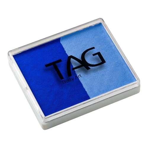 TAG Body Art Split Cake Face and Body Paint - Powder & Royal Blue 50g