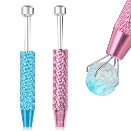 Cobee 2-Piece Piercing Ball Grabber Tool Set - 4-Prong Gem Tweezers