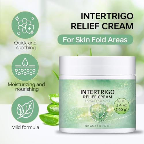 Azirkel Intertrigo Cream - Skin Fold Barrier Cream for Chafing & Moisture