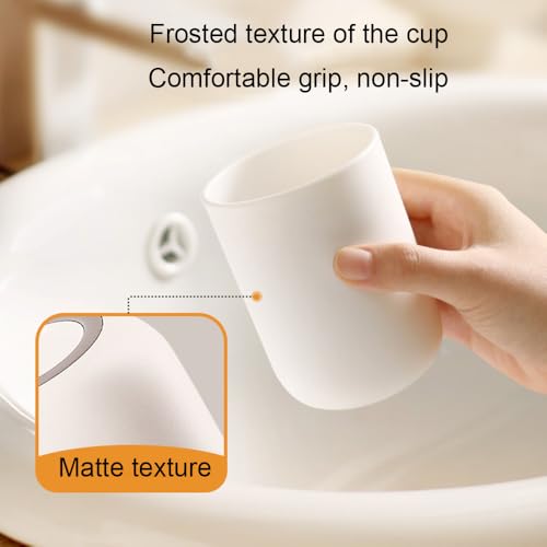 RabyLeo Portable Drinking Water Cup - 10 oz Toothbrush Holder