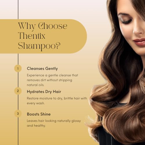 Thentix Regenerating Shampoo 8oz - Sulfate-Free for All Hair Types
