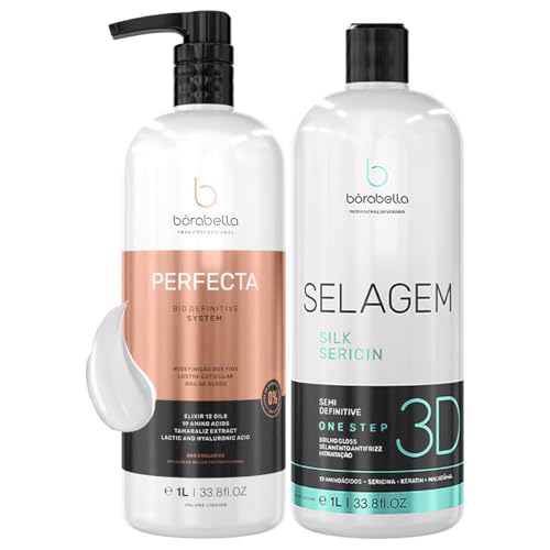 Professional Hair Smoothing & Sealing Treatment Kit ? 2 x 1L (67.6 fl oz) | Anti-Frizz, Hydration, Cuticle Repair & Long-Lasting Shine
