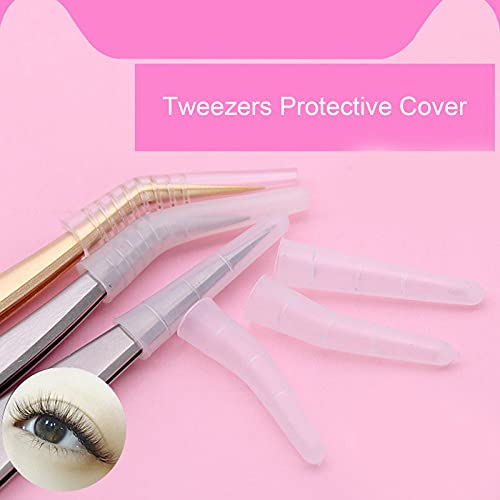 WNSC Non-Slip Silicone Tweezers Tip Covers - 10 Pack