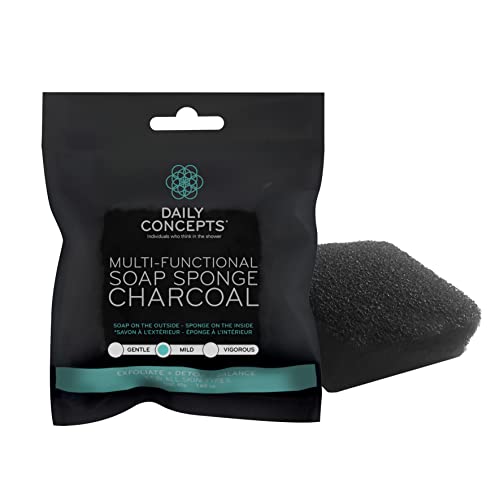 Multifunctional Charcoal Soap Sponge for Deep Pore Cleansing and Skin Texture Improvement