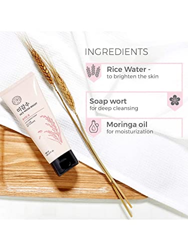 BETT Cleansing Foam 150ml with Rice Water & Moringa Oil