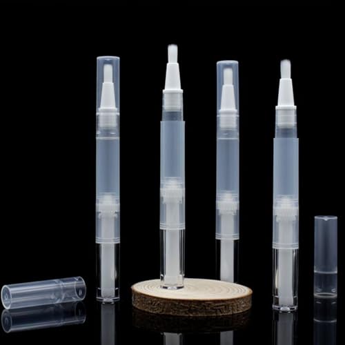 Beaufun 42-Piece Empty Cuticle Oil Pen Set - 3ml Refillable Twist Pens