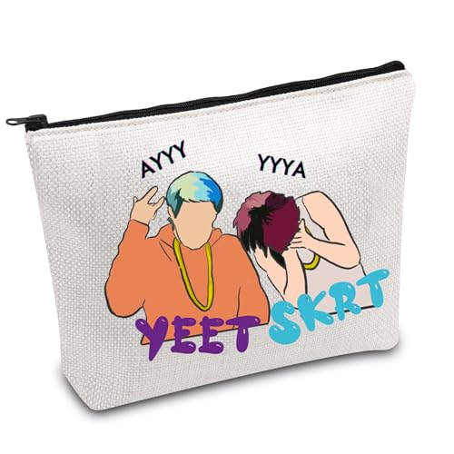 Yeet Makeup Bag - Pete Davidson & Timothee Chalamet Inspired Cosmetic Pouch
