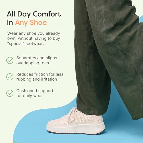 ZenToes Hammertoe Cushion Gel Pads - 4 Pack for Men & Women