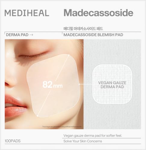 MEDIHEAL Madecassoside Blemish Care Toner Pad - 100 Count