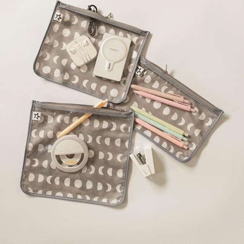Tiny Twinkle Luna Diaper Bag Organizing Pouches - 3 Pack Travel Bags