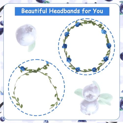 Blueberry Baby Shower Decorations Set - Sash, Pins & Flower Crown