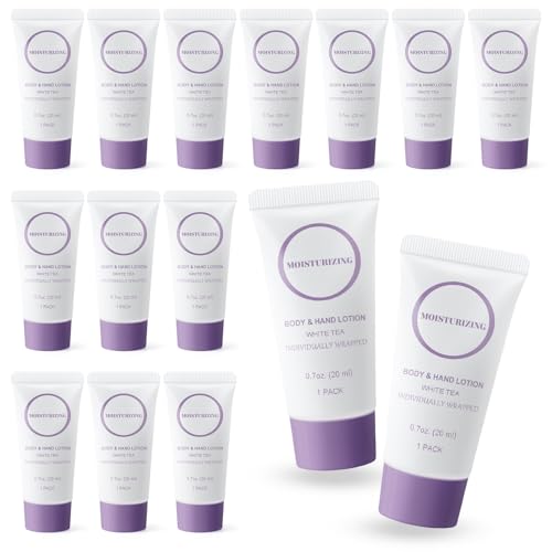 Travel Size Body Lotion 0.7 oz x30 – Nourishing Hand & Body Moisturizer, Individually Wrapped