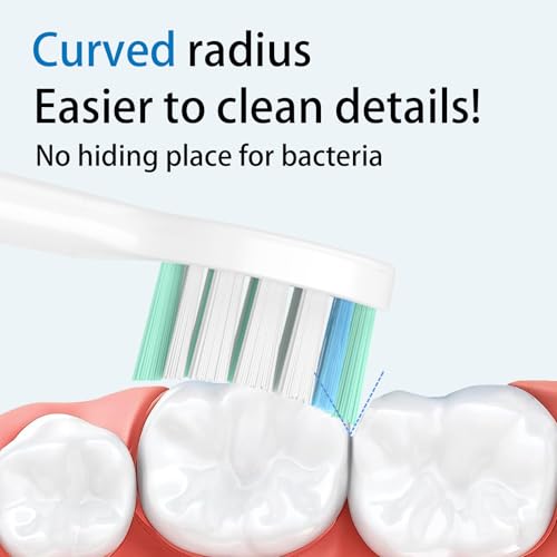 Densuuclin Replacement Toothbrush Heads for Philips Sonicare - 6 Pack