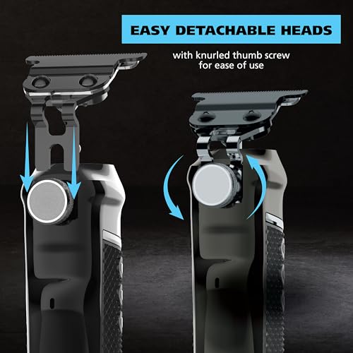 Wahl USA Pro Series High Visibility Skeleton Style Trimmer, Lithium-Ion Cordless USB Rechargeable All in One Shaving & Close Cutting Beard Trimmer for Men with Near Zero Gap Blade ? 3026018